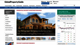 What Globalpropertyguide.com website looked like in 2021 (2 years ago)