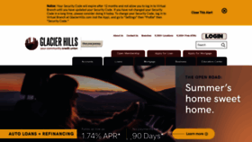 What Glacierhillscu.org website looked like in 2021 (2 years ago)