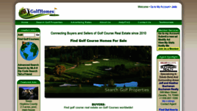 What Golfhomes.com website looked like in 2021 (2 years ago)