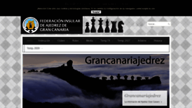 What Grancanariaajedrez.es website looked like in 2021 (2 years ago)