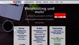 What Goneo.de website looked like in 2021 (2 years ago)