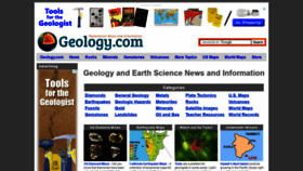 What Geology.com website looked like in 2021 (2 years ago)