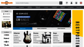 What Gear4music.ch website looked like in 2021 (2 years ago)