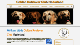 What Goldenretrieverclub.nl website looked like in 2021 (2 years ago)