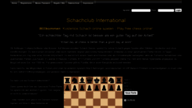What Genialschach.de website looked like in 2021 (2 years ago)