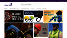 What Globalglove.com website looked like in 2021 (3 years ago)