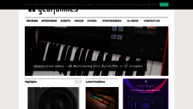 What Gearjunkies.com website looked like in 2021 (3 years ago)