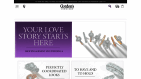 What Gordonsjewelers.com website looked like in 2021 (2 years ago)