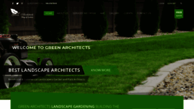 What Greenarchitects.in website looked like in 2021 (2 years ago)