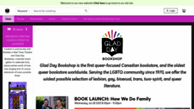 What Gladdaybookshop.com website looked like in 2021 (2 years ago)