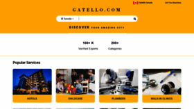 What Gatello.com website looked like in 2021 (2 years ago)