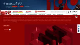 What Generali.com website looked like in 2021 (2 years ago)