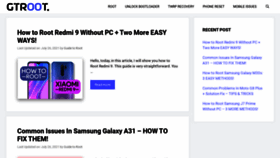 What Guidetoroot.com website looked like in 2021 (4 years ago)