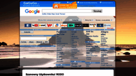 What Gagugo.pl website looked like in 2021 (4 years ago)