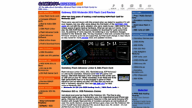 What Gameboy-advance.net website looked like in 2021 (2 years ago)