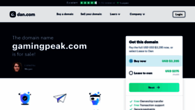 What Gamingpeak.com website looked like in 2021 (2 years ago)