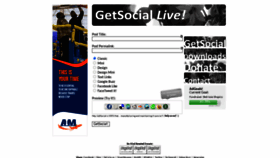 What Getsociallive.com website looked like in 2021 (2 years ago)