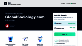 What Globalsociology.com website looked like in 2021 (2 years ago)