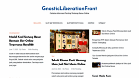 What Gnosticliberationfront.com website looked like in 2021 (2 years ago)