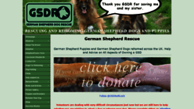 What Germanshepherdrescue.co.uk website looked like in 2021 (2 years ago)