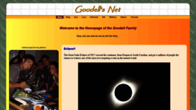 What Goodells.net website looked like in 2021 (2 years ago)