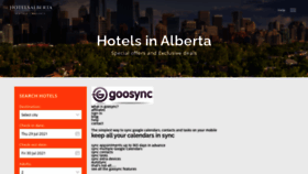 What Goosync.com website looked like in 2021 (2 years ago)