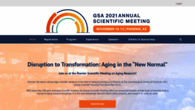 What Gsa2021.org website looked like in 2021 (2 years ago)
