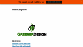 What Greenerdesign.com website looked like in 2021 (2 years ago)