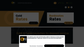 What Goldforex.be website looked like in 2021 (2 years ago)