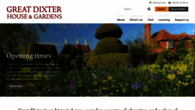 What Greatdixter.co.uk website looked like in 2021 (2 years ago)
