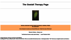 What Gestalt.org website looked like in 2021 (2 years ago)