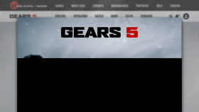 What Gears5.com website looked like in 2021 (2 years ago)