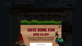 What Gardenfun.com website looked like in 2021 (2 years ago)