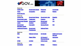 What Gov.org website looked like in 2021 (2 years ago)