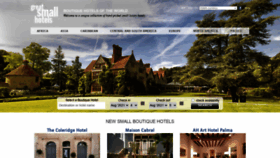 What Greatsmallhotels.com website looked like in 2021 (2 years ago)