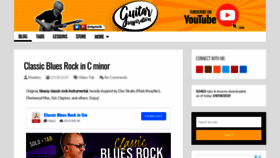 What Guitar-inspiration.com website looked like in 2021 (2 years ago)