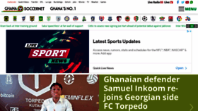 What Ghanasoccernet.com website looked like in 2021 (2 years ago)