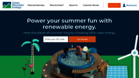 What Greenmountainenergy.com website looked like in 2021 (2 years ago)