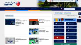 What Gostyn.pl website looked like in 2021 (2 years ago)
