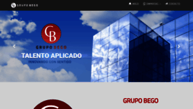 What Grupobego.com website looked like in 2021 (2 years ago)