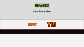 What Gamex.com website looked like in 2021 (2 years ago)