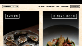 What Gramercytavern.com website looked like in 2021 (2 years ago)
