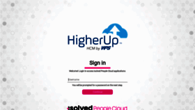 What Gohigherup.myisolved.com website looked like in 2021 (2 years ago)