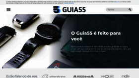 What Guia55.com.br website looked like in 2021 (2 years ago)