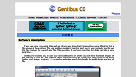 What Gentibus.com website looked like in 2021 (2 years ago)