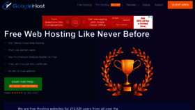 What Googiehost.com website looked like in 2021 (2 years ago)