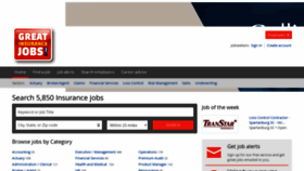 What Greatinsurancejobs.com website looked like in 2021 (2 years ago)