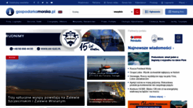 What Gospodarkamorska.pl website looked like in 2021 (2 years ago)