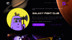 What Galaxyfightclub.com website looked like in 2021 (2 years ago)