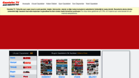 What Gazeteler.tv website looked like in 2021 (2 years ago)